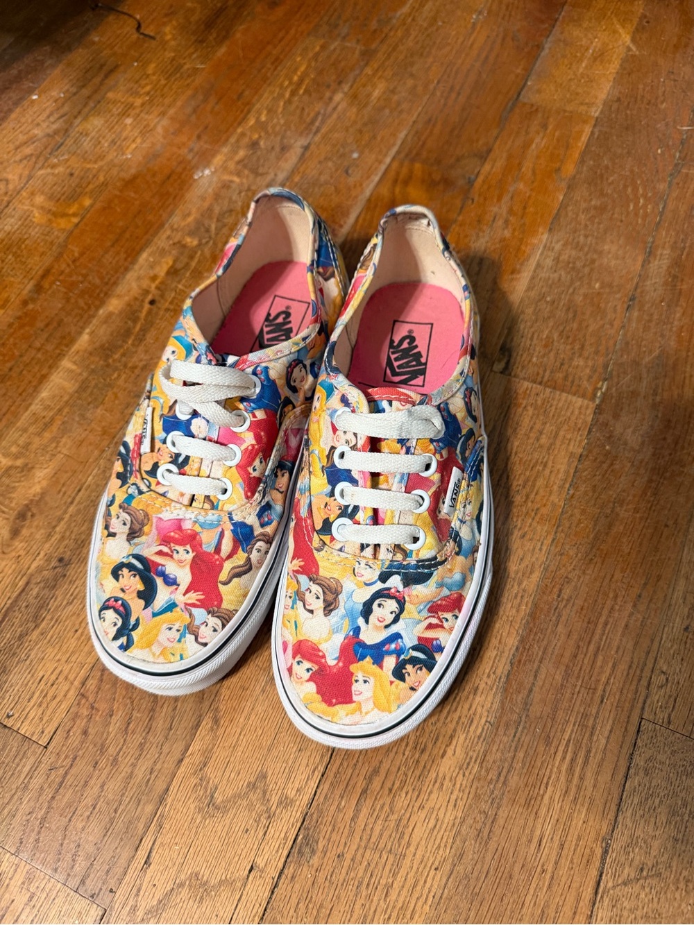 Vans women’s Disney Princess Canvas Sneakers